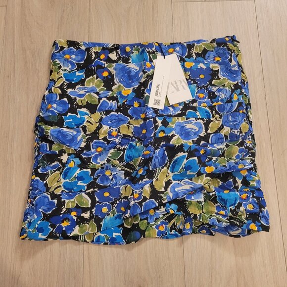 NWT ZARA | Floral Skirt | Sz. XL - Picture 2 of 8